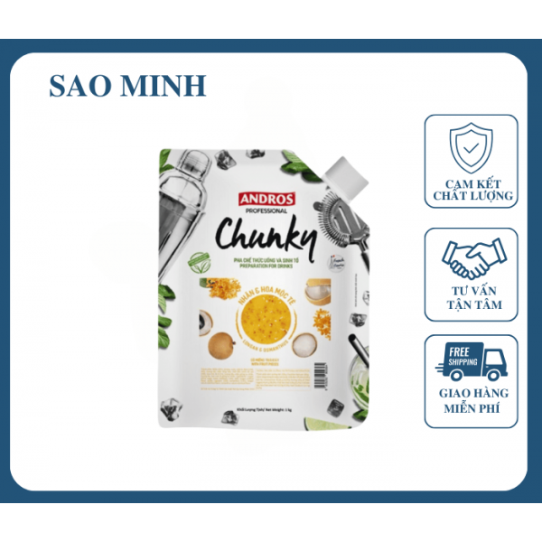 Mứt Chunky Nhãn Và Hoa Mộc Tê 1Kg